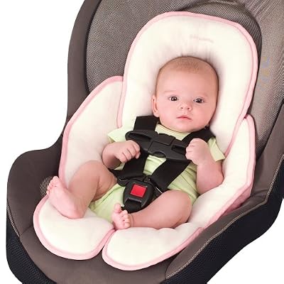 Kiddopotamus & Co Snuzzler Complete Head And Body Support For Any Seat - Pink Trim 