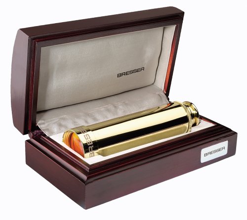 Kamerazubeh&ouml;r: Bresser Stoertebeker 25x30 Messing gef�rbt inkl. Holzkoffer