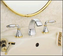 American Standard 8871.000.297 Amrilis Lexington Lavatory Faucet Satin / Brass