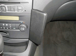 Lautsprecher: Lederkonsole f�r Renault Laguna III, Bj.04/05, schwarz