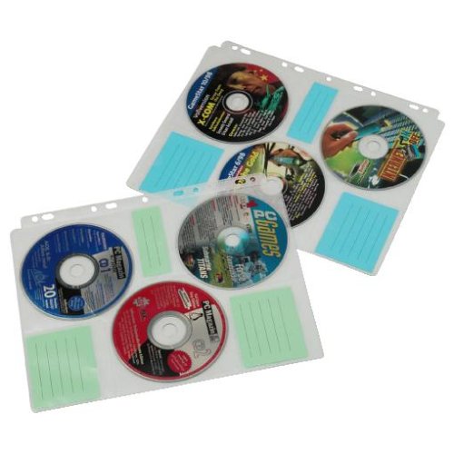 Heimkinosysteme: Hama CD-ROM Index-H�llen; 10 St�ck f�r die Archivierung von je 6 CDs