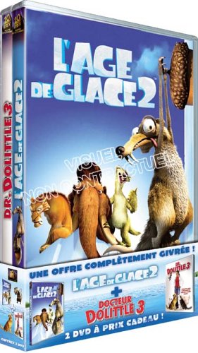L'Age de glace 2 / Dr Dolittle 3 - Coffret 2 DVD dvd, Film dvd L'Age de glace 2 / Dr Dolittle 3 - Coffret 2 DVD