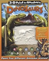 3-D Paint by Numbers: Dinosaurs