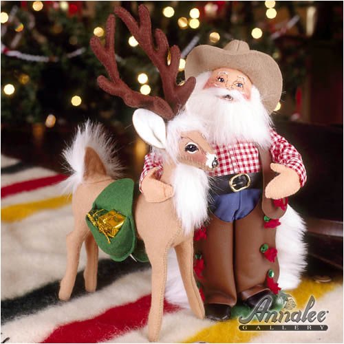 Cowboy Santa Doll