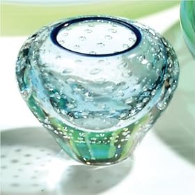WATERFORD CRYSTAL EVOLUTION SEA MIST VOTIVE W  CANDLE by Candles