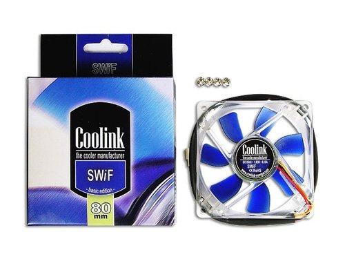 Camcorder: Coolink Blue Fan SWiF-802 Basic L�fter 80mm, 2000