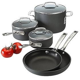 Kitchen Essentials® from Calphalon® Hard Anodized 8-pc. Cookware Set by Kitchen Essentials