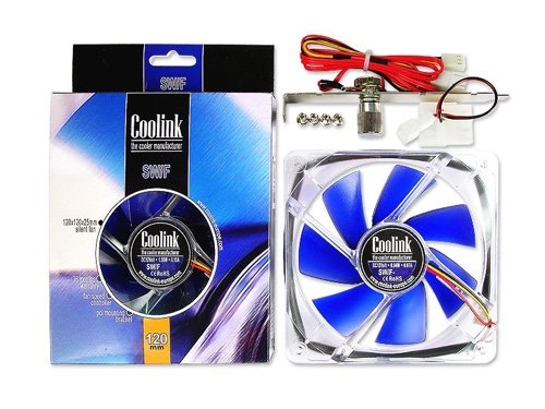 Camcorder: Coolink Blue Fan SWiF-1202 Retail L�fter 120mm, 16