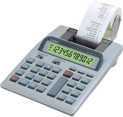 Casio HR-150LCPLUS 2 Color Printing Calculator