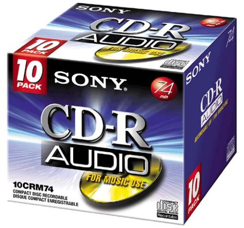 Festplatten: Sony Audio-CD-Rohlinge CRM-74 74min 10er-Pack