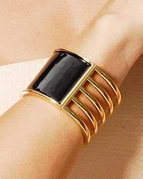bebe.com : Ridged Enamel Cuff from bebe.com