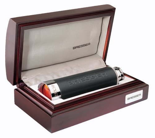 Kamerazubeh&ouml;r: Bresser Stoertebeker 25x30 schwarz beledert und Silber gef�rbt inkl. Holzkoffer