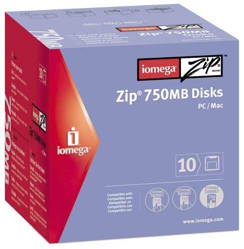 Navigationssysteme: Iomega Zip 750MB-Medien f�r PC & MAC (10er-Pack)