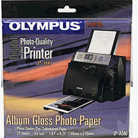 Click here to buy Olympus PA5NU Album Size Dye Sub paper 25s 200654 by Olympus.