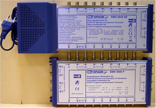 Festplatten: Spaun 9x12 Multischalter SMS9949 NF mit SMK 9989 F ; 2-teilig ; 5 Jahre Garantie