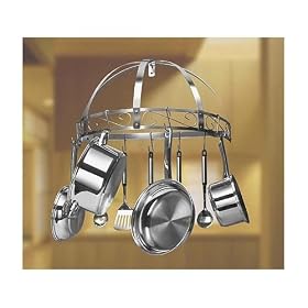 Innova Stainess Steel Semi-Circle Pot Rack by Professional Cookware