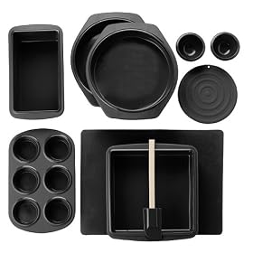 Silicone Solutions 10-pc. Bake-and-Serve Set - Black by Silicone Solutions