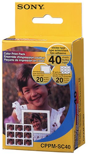 Festplatten: Sony CPPM-SC40 Spezialpapier f�r Fotodrucker