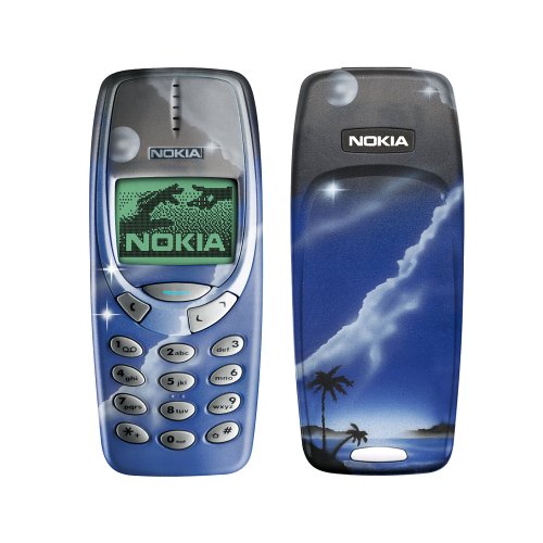 Festplatten: SBM Original NOKIA 3410 Airbrush Geh�use Motiv: S�dsee blau