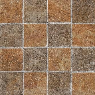 Cedir Tibet Mosaic 3 x 3 (13 x 13) Arancio/verde Ceramic Tile & Stone