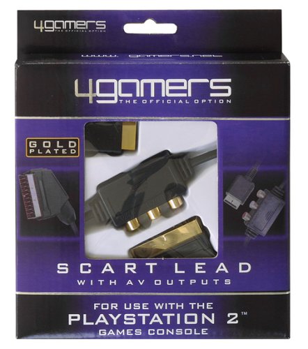 Projektoren: Playstation 2 - Scart AV-Kabel Gold
