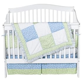 Sumersault Polka Dots 4 pc Crib Set Sumersault Polka Dots 4 pc Crib Set