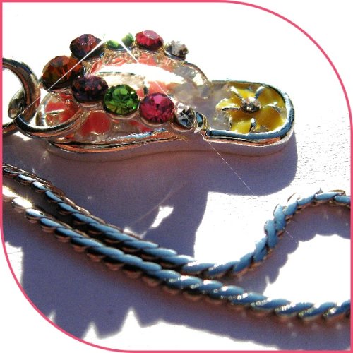 MP3 Player: MOSCH Handyschmuck Flip Flop, Gelb und Pink
