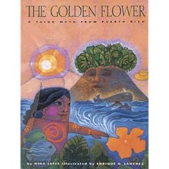 book jacket golden flower