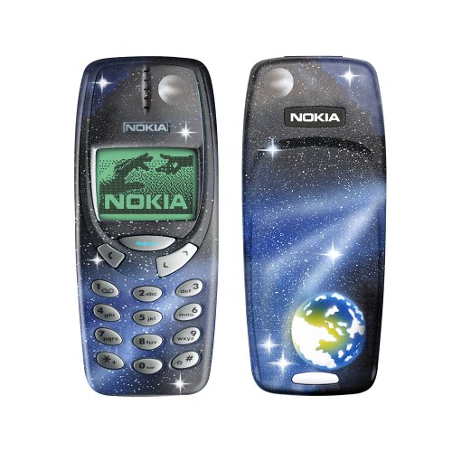 Festplatten: SBM Original NOKIA 3410 Airbrush Geh�use Motiv: Weltall blau