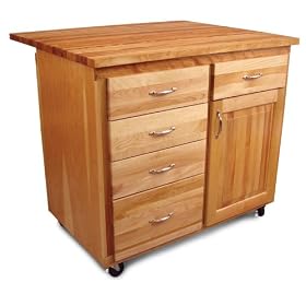 Titan Kitchen Workcenter in Birch Finish - Catskill Craftsmen 6520 (Shipping Included) by Catskill