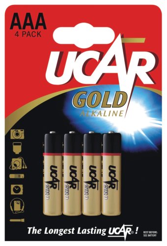 Audio und Video: Ucar LR03 AAA Gold Alkaline Micro 4er Pack