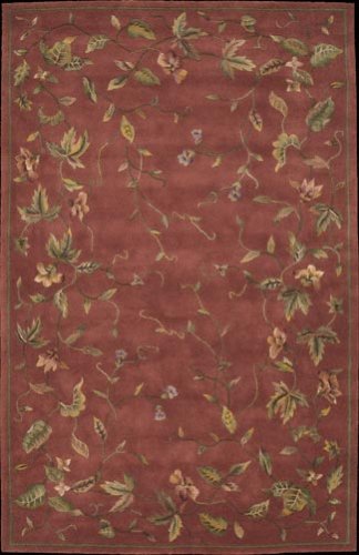 2' x 8' Runner Area Rug - Violet/Red Persimon by Nourison Rugs Julian Collection
