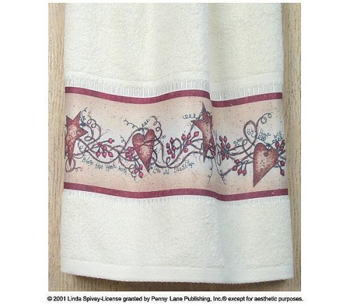 Hearts and Stars Bath Towel