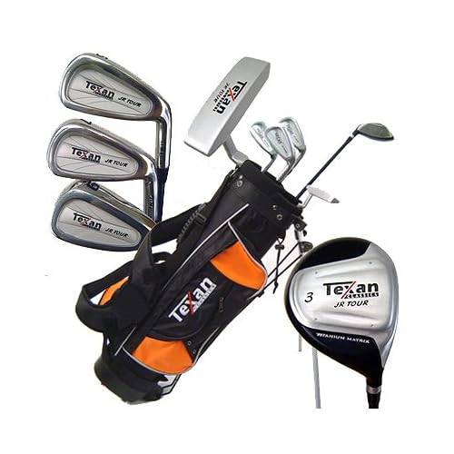 Texan Classics Junior Golf Club Set w/Stand Bag Ages 8-13 