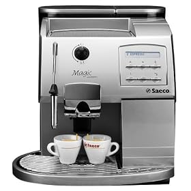 Saeco Magic Comfort Plus SuperAutomatic Espresso Coffee and Cappuccino Machine, Silver by Espresso Machines