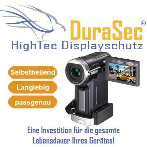 Digitalkameras: DuraSec HighTec Displayschutz f�r Sony DCR-DVD506E