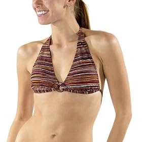 Xhilaration® Space Dye Stripe Halter Swim Top