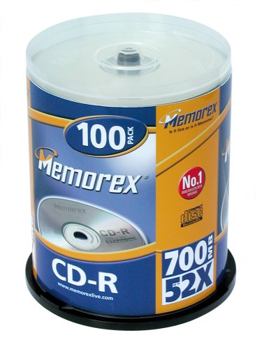 MP3 Player: Memorex 100er Spindel CD-R 700MB 52x CD-Rohlinge
