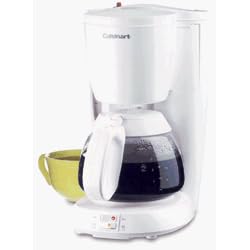 Cuisinart DCC-100 Coffee Bar Classic 10-Cup Coffeemaker, White by Cuisinart