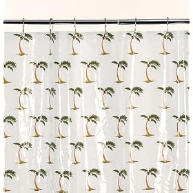 Shower Curtain - Island Palm Trees!