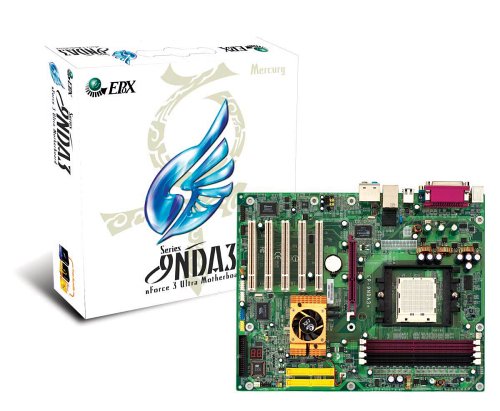 Drucker: EPoX EP-9NDA3+ Mainboard NVIDIA nForce 3 Ultra AGP / Sockel 939 / 2.0GTs / ATX