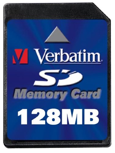 Verst&auml;rker und Receiver: Verbatim Secure Digital Speicherkarte 128MB