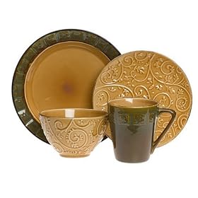 Pfaltzgraff Passage 16-Piece Dinnerware Set, Service For 4 by Dinnerware