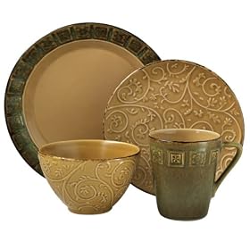 Pfaltzgraff Passage 48-Piece Dinnerware Set, Service for 12 by Dinnerware