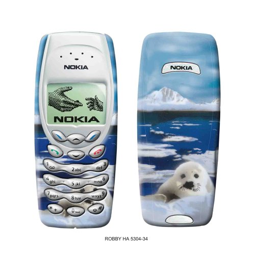 Festplatten: SBM Original NOKIA 3410 Airbrush Geh�use Motiv: Robby