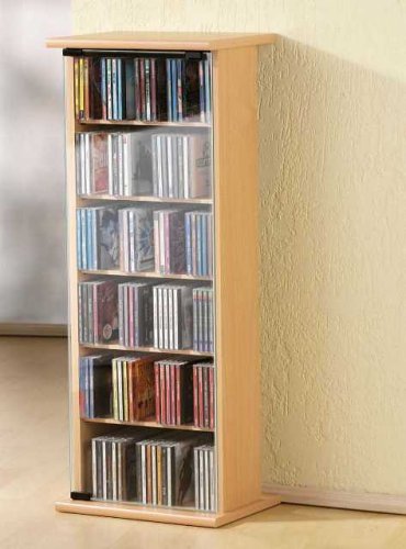 Verst&auml;rker und Receiver: VCM Rimini CD/DVD/Video-Turm ahorn