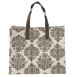 Patrick Robinson Medallion-Print Tote Bag - Spanish Brown/ Angel Food Patrick Robinson Medallion-Print Tote Bag - Spanish Brown/ Angel Food