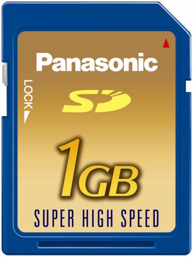 Electronics Panasonic 1GB SD Memory Card with up to 10MB s up to 133x writing speed for sale
