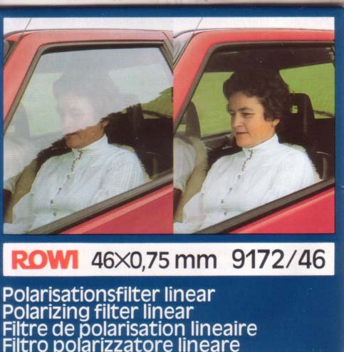 Projektoren: Polfilter Linear, 46 mm