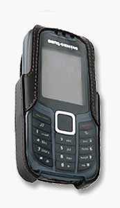 Telekommunikation: JimThomson: Ledertasche Turn-line f�r Siemens *o2-